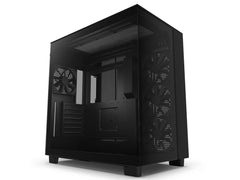 NZXT H9 Flow Dual-Chamber Mid-Tower Airflow Case - Matte Black - I Gaming Computer | Australia Wide Shipping | Buy now, Pay Later with Afterpay, Klarna, Zip, Latitude & Paypal