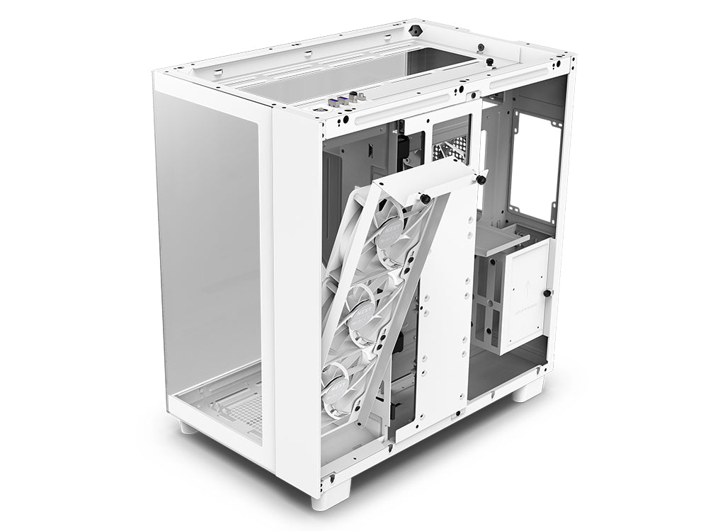 NZXT ATX H9 Flow Mid-tower ATX Case White - I Gaming Computer | Australia Wide Shipping | Buy now, Pay Later with Afterpay, Klarna, Zip, Latitude & Paypal