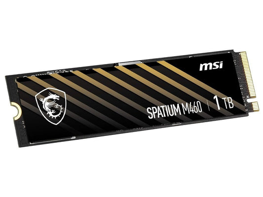 MSI SPATIUM M460 1TB PCIe 4.0 NVMe M.2 SSD - I Gaming Computer | Australia Wide Shipping | Buy now, Pay Later with Afterpay, Klarna, Zip, Latitude & Paypal