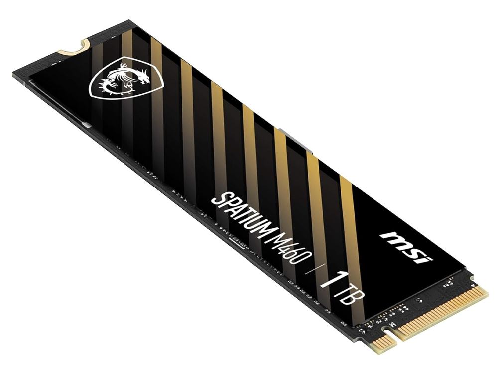 MSI SPATIUM M460 1TB PCIe 4.0 NVMe M.2 SSD - I Gaming Computer | Australia Wide Shipping | Buy now, Pay Later with Afterpay, Klarna, Zip, Latitude & Paypal
