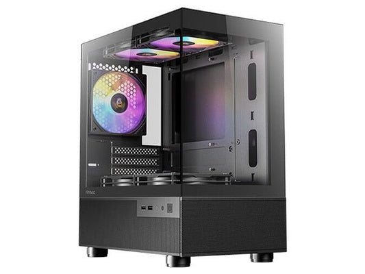Antec CX200 RGB Elite Mini Tower mATX Gaming Case - Black - I Gaming Computer | Australia Wide Shipping | Buy now, Pay Later with Afterpay, Klarna, Zip, Latitude & Paypal