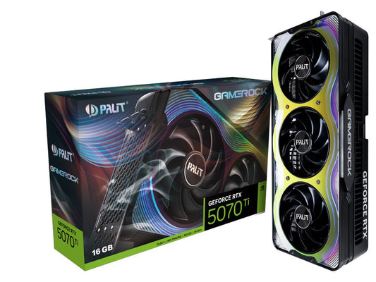 Palit Gamerock GeForce RTX 5070 Ti 16GB GDDR7 Graphics Card - I Gaming Computer | Australia Wide Shipping | Buy now, Pay Later with Afterpay, Klarna, Zip, Latitude & Paypal