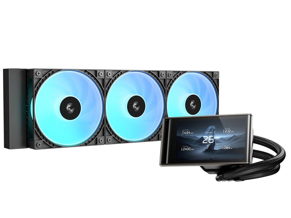 DeepCool LT360 VISION ARGB 360mm 4.5" IPS LCD AIO Liquid CPU Cooler - I Gaming Computer | Australia Wide Shipping | Buy now, Pay Later with Afterpay, Klarna, Zip, Latitude & Paypal
