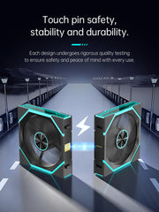 COOLMOON HiFrost ICELOOP01 ARGB 120mm PWM fan Reverse 3-Pack Black