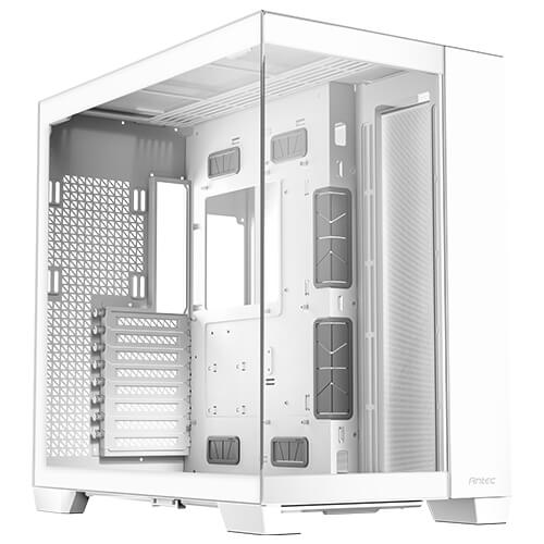 Antec C8 Seamless Edge Front and Side Full Tower E-ATX Case - White