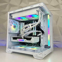 Gaming PC Glacier Fang AM5 Mirage4 White - I Gaming Computer | Australia Wide Shipping | Buy now, Pay Later with Afterpay, Klarna, Zip, Latitude & Paypal