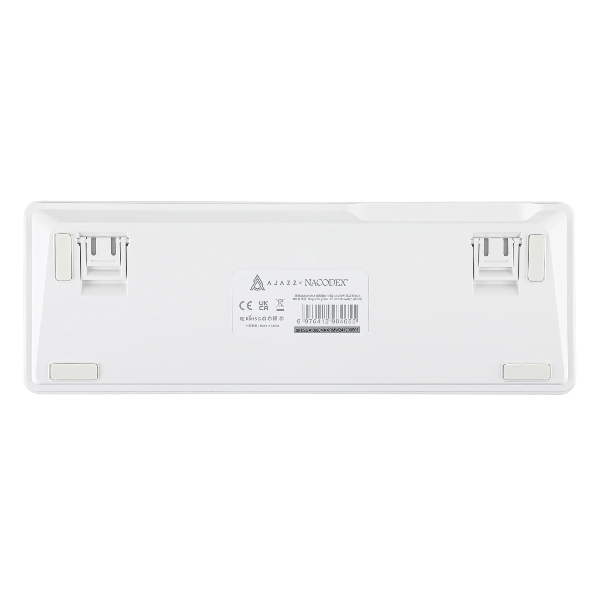 Ajazz AK680 Max White Magnetic keyboard RGB Wired (Magnetic switch) - I Gaming Computer | Australia Wide Shipping | Buy now, Pay Later with Afterpay, Klarna, Zip, Latitude & Paypal