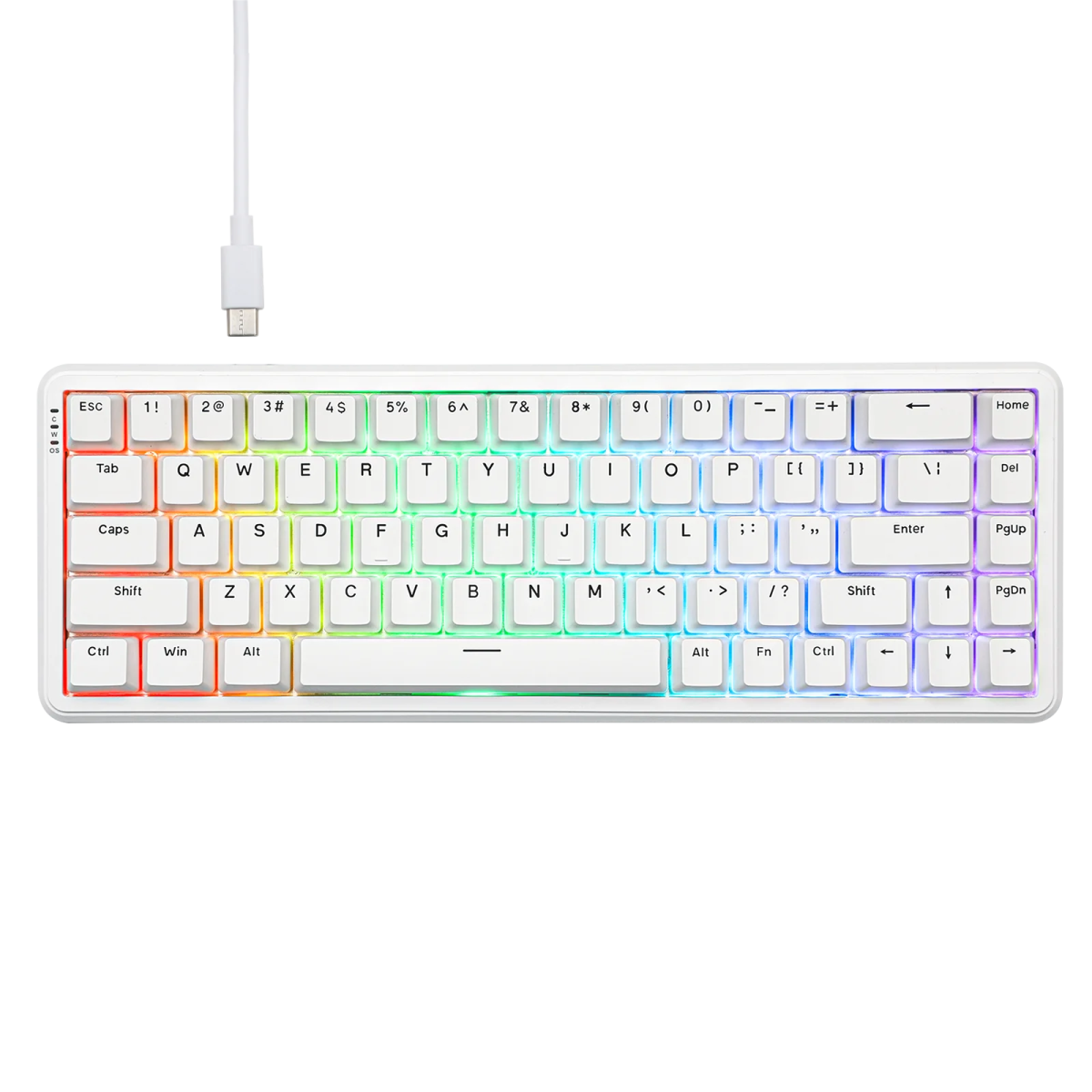 Ajazz AK680 Max White Magnetic keyboard RGB Wired (Magnetic switch) - I Gaming Computer | Australia Wide Shipping | Buy now, Pay Later with Afterpay, Klarna, Zip, Latitude & Paypal