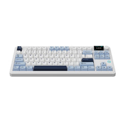 Ajazz AK870 Plus White - Blue Mechanical keyboard RGB With Screen Wired&Wireless(Maillard switch) - I Gaming Computer | Australia Wide Shipping | Buy now, Pay Later with Afterpay, Klarna, Zip, Latitude & Paypal