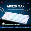 Ajazz AK820 MAX Ultra White HIFI Magnetic keyboard RGB Wired&Wireless(Magnetic switch)