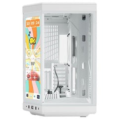Hyte Y70 Touch Infinite Mid Tower Case Snow White - I Gaming Computer | Australia Wide Shipping | Buy now, Pay Later with Afterpay, Klarna, Zip, Latitude & Paypal