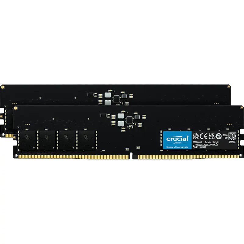 Crucial 64GB (2x32GB) CT2K32G48C40U5 4800MHz CL40 DDR5 RAM - I Gaming Computer | Australia Wide Shipping | Buy now, Pay Later with Afterpay, Klarna, Zip, Latitude & Paypal