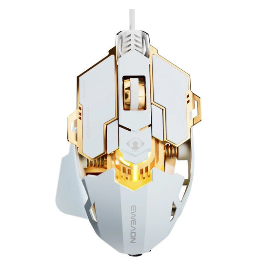 EWEADN G5 White wired Gaming Mouse RGB - I Gaming Computer | Australia Wide Shipping | Buy now, Pay Later with Afterpay, Klarna, Zip, Latitude & Paypal