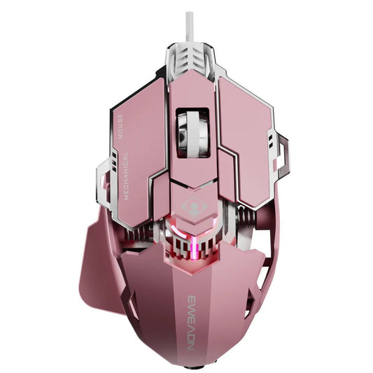 EWEADN G5 Pink wired Gaming Mouse RGB - I Gaming Computer | Australia Wide Shipping | Buy now, Pay Later with Afterpay, Klarna, Zip, Latitude & Paypal