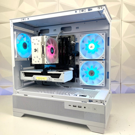 Gaming PC Ice Prism Ryzen AM4|RX 9060 XT/9070 XT CX500M - I Gaming Computer | Australia Wide Shipping | Buy now, Pay Later with Afterpay, Klarna, Zip, Latitude & Paypal