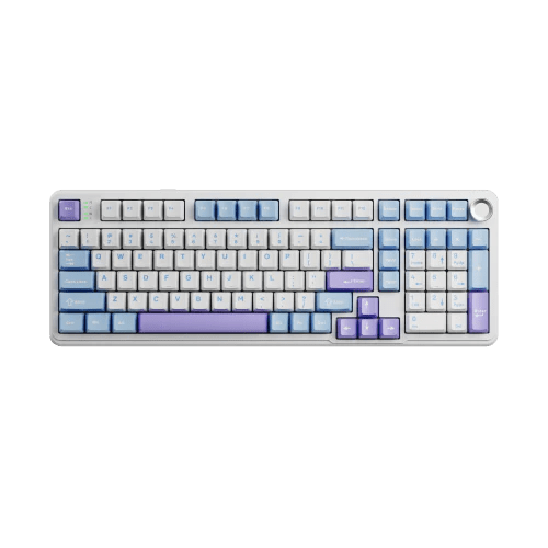 EWEADN GS98 White - Blue - Purple Mechanical keyboard RGB Wired&Wireless (KTT Hyacinth switch switch) - I Gaming Computer | Australia Wide Shipping | Buy now, Pay Later with Afterpay, Klarna, Zip, Latitude & Paypal