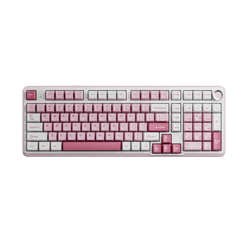 EWEADN GS98 Pink - White Mechanical keyboard RGB Wired&Wireless (Rabbit switch) - I Gaming Computer | Australia Wide Shipping | Buy now, Pay Later with Afterpay, Klarna, Zip, Latitude & Paypal