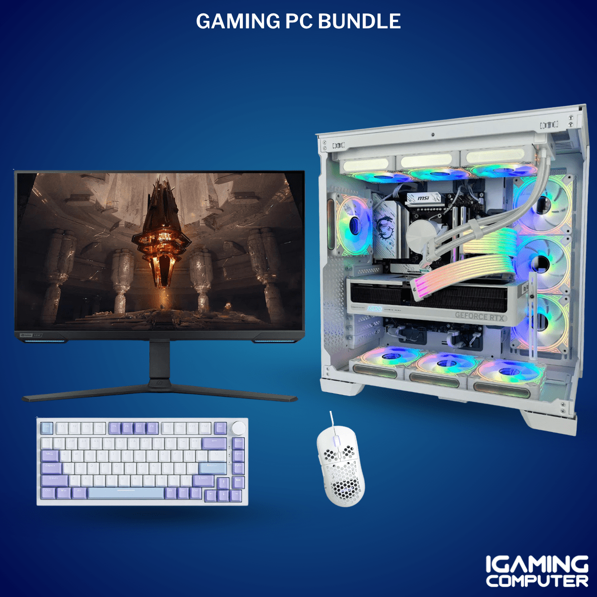 Gaming PC Bundle | Glacier Titan AM5 Antec C8 White - I Gaming Computer | Australia Wide Shipping | Buy now, Pay Later with Afterpay, Klarna, Zip, Latitude & Paypal