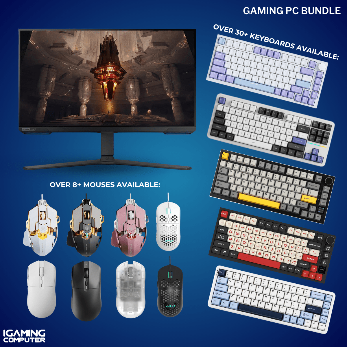 Gaming PC Bundle | Glacier Fang AM5 Mirage4 White - I Gaming Computer | Australia Wide Shipping | Buy now, Pay Later with Afterpay, Klarna, Zip, Latitude & Paypal