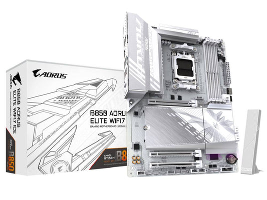 Gigabyte B850 AORUS ELITE WIFI7 ICE AM5 ATX Desktop Motherboard - I Gaming Computer | Australia Wide Shipping | Buy now, Pay Later with Afterpay, Klarna, Zip, Latitude & Paypal