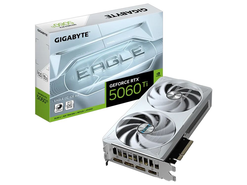 Gigabyte GeForce RTX 5060 Ti Eagle Ice OC GDDR7 8GB - I Gaming Computer | Australia Wide Shipping | Buy now, Pay Later with Afterpay, Klarna, Zip, Latitude & Paypal