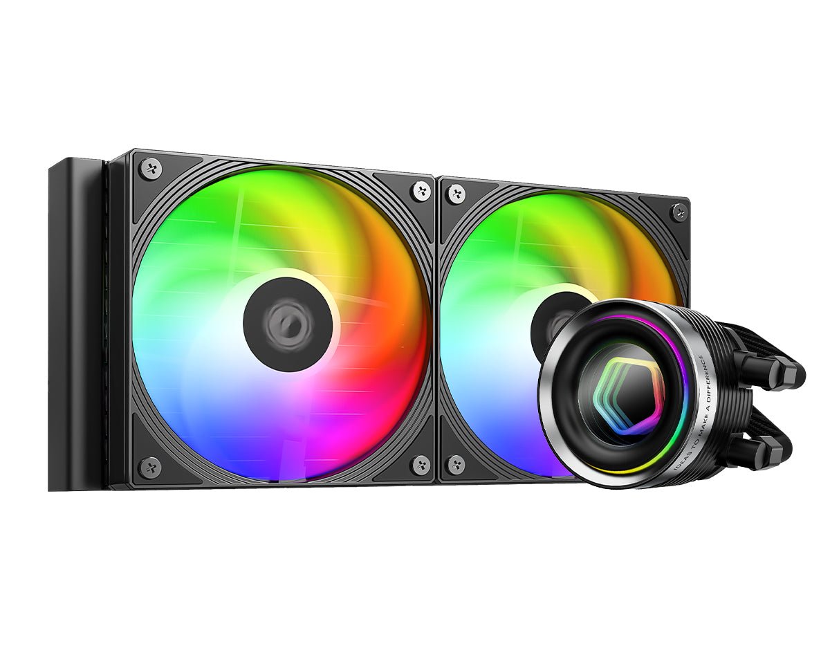 ID - COOLING FX240 INF 240mm ARGB AIO Liquid CPU Cooler Black - I Gaming Computer | Australia Wide Shipping | Buy now, Pay Later with Afterpay, Klarna, Zip, Latitude & Paypal