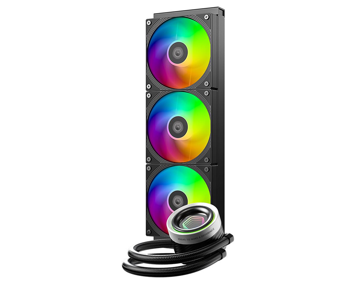 ID - COOLING FX360 INF 360mm ARGB AIO Liquid CPU Cooler Black - I Gaming Computer | Australia Wide Shipping | Buy now, Pay Later with Afterpay, Klarna, Zip, Latitude & Paypal