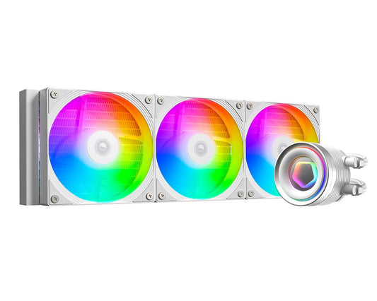 ID - COOLING FX360 INF 360mm ARGB AIO Liquid CPU Cooler White - I Gaming Computer | Australia Wide Shipping | Buy now, Pay Later with Afterpay, Klarna, Zip, Latitude & Paypal