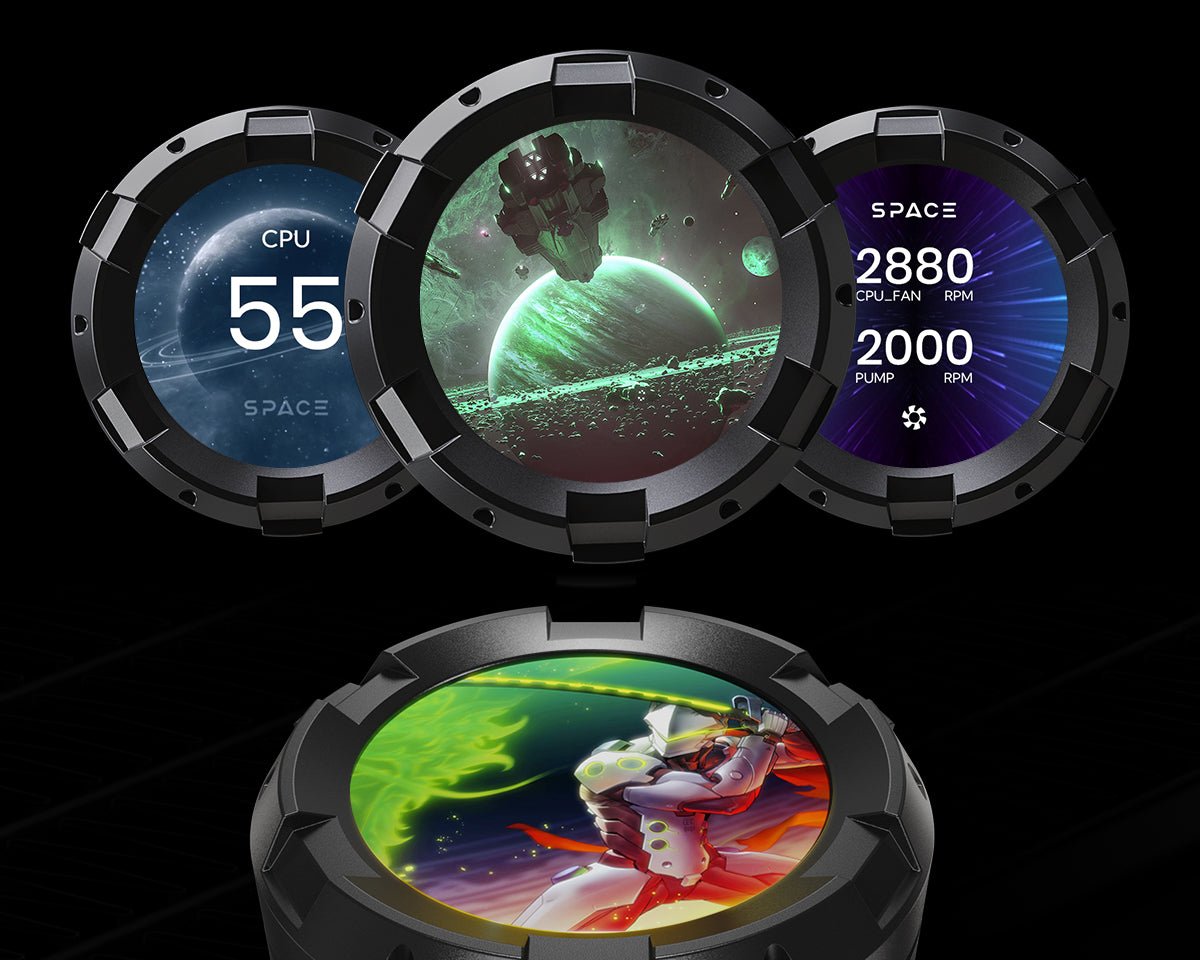 ID - COOLING SL360 360mm ARGB AIO Liquid CPU Cooler Black - I Gaming Computer | Australia Wide Shipping | Buy now, Pay Later with Afterpay, Klarna, Zip, Latitude & Paypal