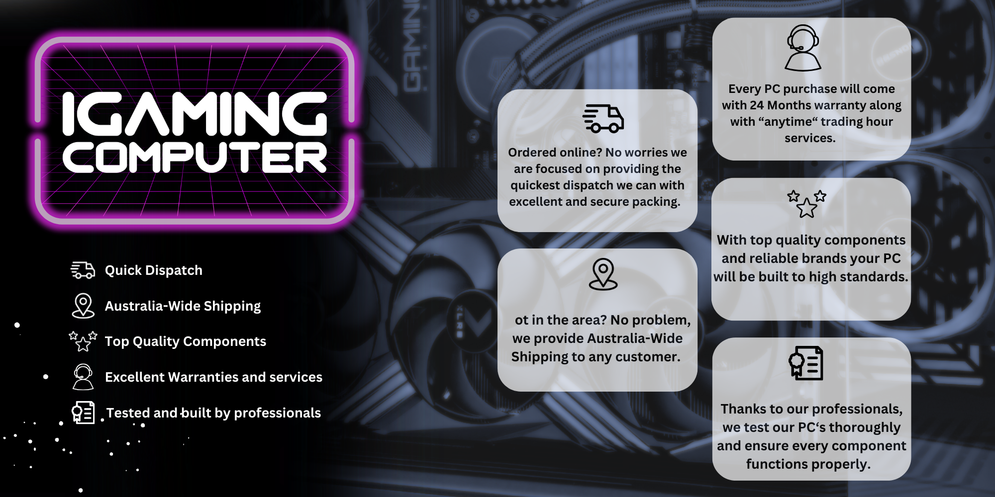 Gaming PCs and Components Shop now at I Gaming Computer