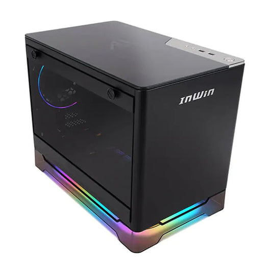 InWin A1 Prime Tempered Glass Mini Tower Mini-ITX Case with 750W Power Supply - Black - I Gaming Computer | Australia Wide Shipping | Buy now, Pay Later with Afterpay, Klarna, Zip, Latitude & Paypal