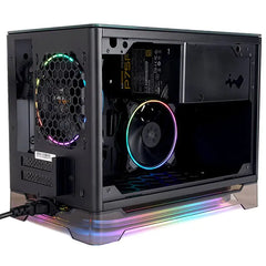 InWin A1 Prime Tempered Glass Mini Tower Mini-ITX Case with 750W Power Supply - Black