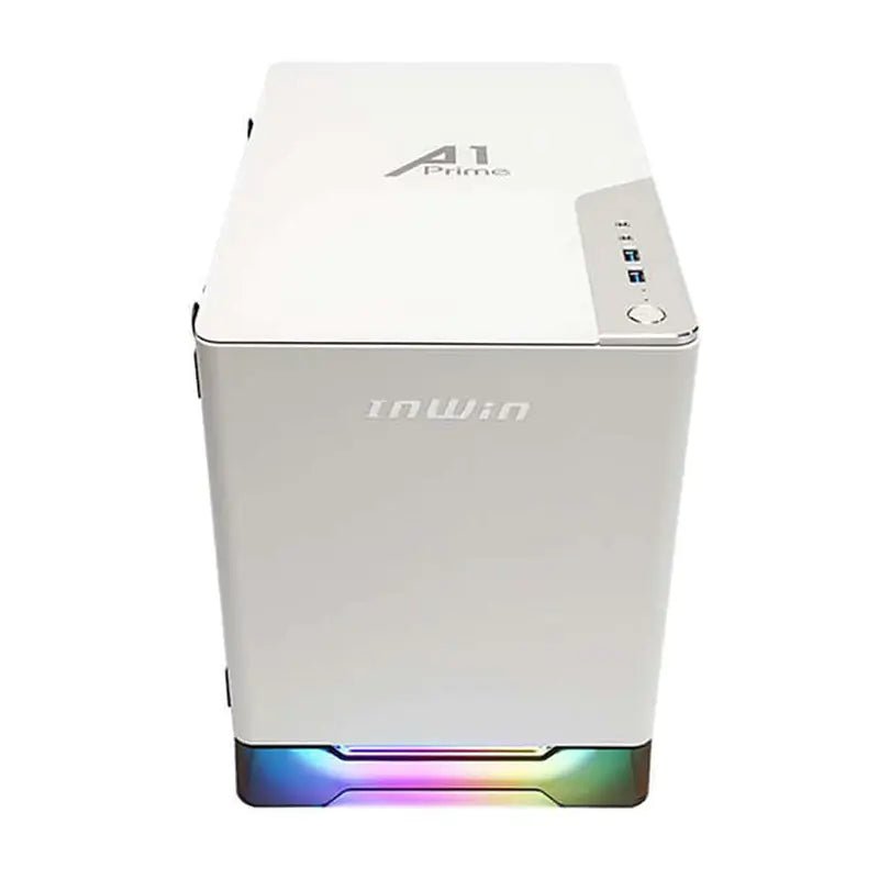 InWin A1 Prime Tempered Glass Mini Tower Mini-ITX Case with 750W Power Supply - White - I Gaming Computer | Australia Wide Shipping | Buy now, Pay Later with Afterpay, Klarna, Zip, Latitude & Paypal
