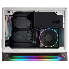 InWin A1 Prime Tempered Glass Mini Tower Mini-ITX Case with 750W Power Supply - White