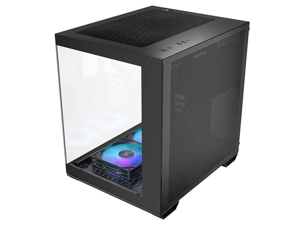 OKINOS Mirage 4 ARGB Micro ATX Case - Black - I Gaming Computer | Australia Wide Shipping | Buy now, Pay Later with Afterpay, Klarna, Zip, Latitude & Paypal