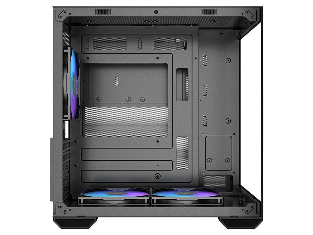 OKINOS Mirage 4 ARGB Micro ATX Case - Black - I Gaming Computer | Australia Wide Shipping | Buy now, Pay Later with Afterpay, Klarna, Zip, Latitude & Paypal