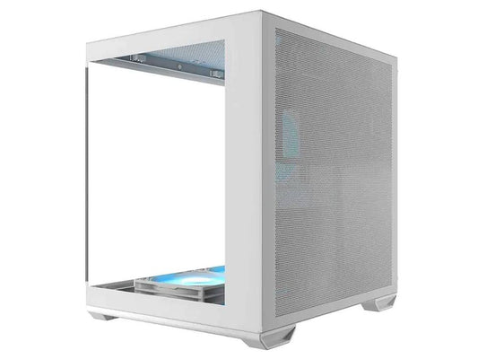 OKINOS Mirage 4 ARGB Micro ATX Case - White - I Gaming Computer | Australia Wide Shipping | Buy now, Pay Later with Afterpay, Klarna, Zip, Latitude & Paypal