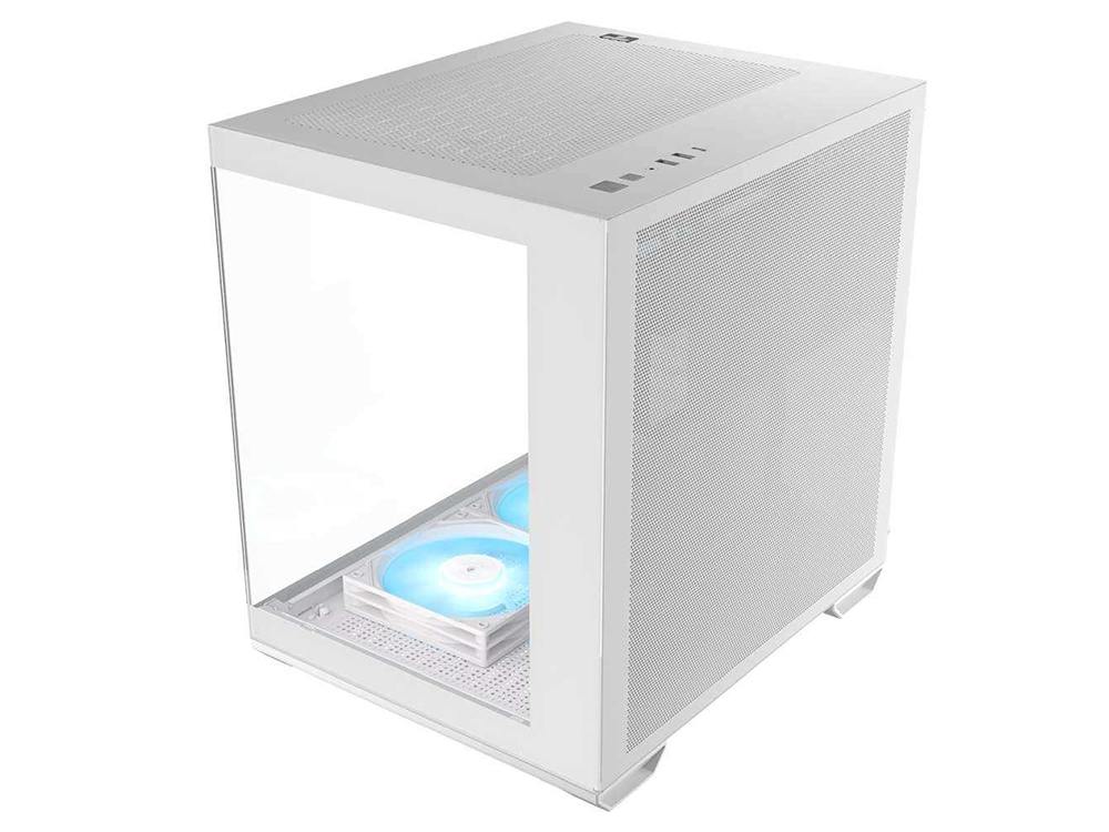 OKINOS Mirage 4 ARGB Micro ATX Case - White - I Gaming Computer | Australia Wide Shipping | Buy now, Pay Later with Afterpay, Klarna, Zip, Latitude & Paypal