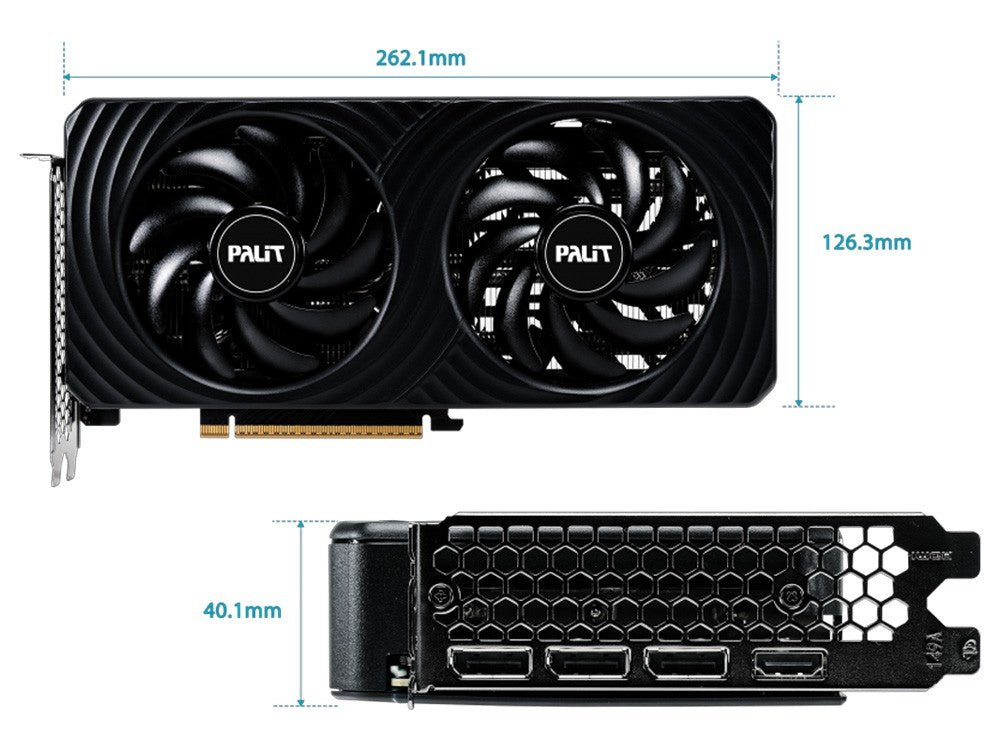 Palit GeForce RTX 5060 Dual 8GB GDDR7 Graphics Card - I Gaming Computer | Australia Wide Shipping | Buy now, Pay Later with Afterpay, Klarna, Zip, Latitude & Paypal
