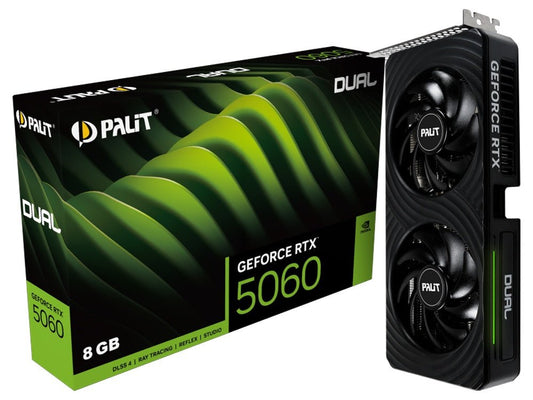 Palit GeForce RTX 5060 Dual 8GB GDDR7 Graphics Card - I Gaming Computer | Australia Wide Shipping | Buy now, Pay Later with Afterpay, Klarna, Zip, Latitude & Paypal