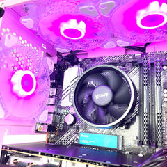 Gaming PC Pink Aurora AM4 - I Gaming Computer | Australia Wide Shipping | Buy now, Pay Later with Afterpay, Klarna, Zip, Latitude & Paypal
