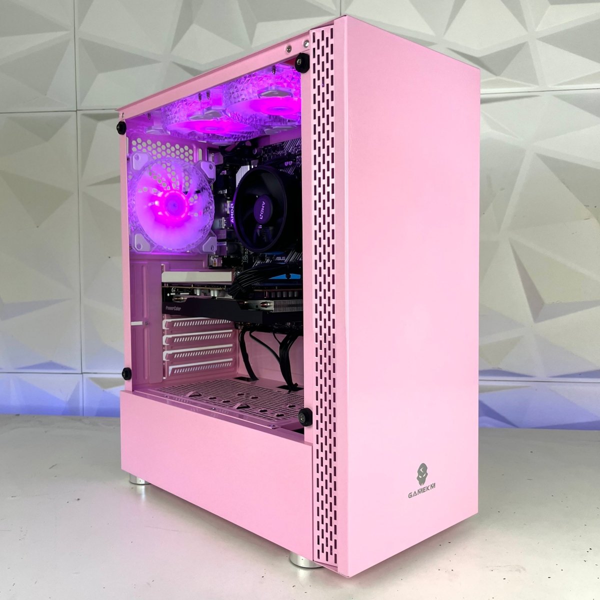 Gaming PC Pink Aurora AM4 - I Gaming Computer | Australia Wide Shipping | Buy now, Pay Later with Afterpay, Klarna, Zip, Latitude & Paypal