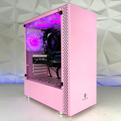 Gaming PC Pink Aurora AM4 - I Gaming Computer | Australia Wide Shipping | Buy now, Pay Later with Afterpay, Klarna, Zip, Latitude & Paypal
