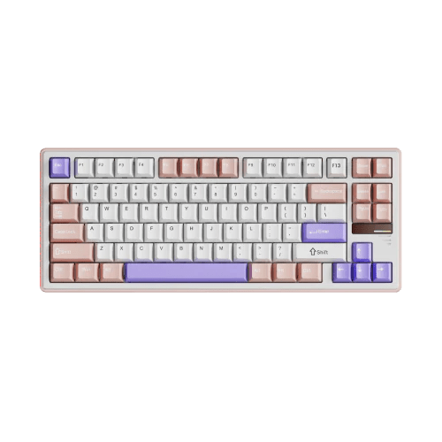 EWEADN SMART875 White - Pink Mechanical keyboard RGB Wired&Wireless (Arctic switch) - I Gaming Computer | Australia Wide Shipping | Buy now, Pay Later with Afterpay, Klarna, Zip, Latitude & Paypal