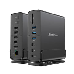 Simplecom CHT815 15-in-1 USB-C 4K Triple Display MST Docking Station with Dual HDMI DP - I Gaming Computer | Australia Wide Shipping | Buy now, Pay Later with Afterpay, Klarna, Zip, Latitude & Paypal