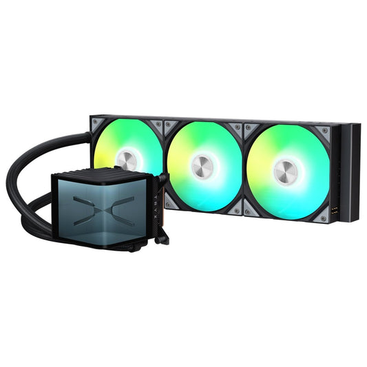 TRYX PANORAMA OLED - ARGB 360mm AIO Liquid CPU Cooler with 3D Display (Black) - I Gaming Computer | Australia Wide Shipping | Buy now, Pay Later with Afterpay, Klarna, Zip, Latitude & Paypal