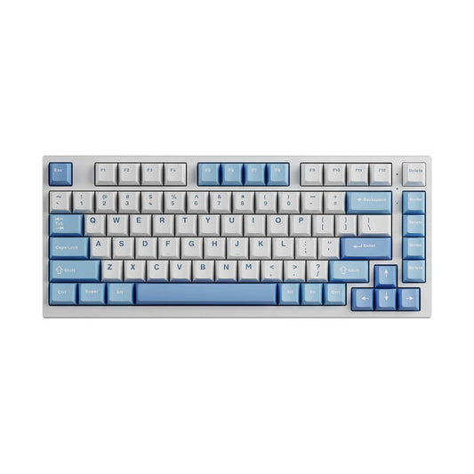 EWEADN X75 Blue - White Mechanical keyboard RGB Wired&Wireless (Coconut switch) - I Gaming Computer | Australia Wide Shipping | Buy now, Pay Later with Afterpay, Klarna, Zip, Latitude & Paypal