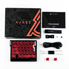 Ajazz AK029 Transparent Red Compact 29 - Key Magnetic keyboard RGB Wired (Flame lgnition switch) - I Gaming Computer | Australia Wide Shipping | Buy now, Pay Later with Afterpay, Klarna, Zip, Latitude & Paypal