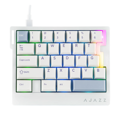 Ajazz AK029 White - Blue Compact 29 - Key Magnetic keyboard RGB Wired (Ice lsland Magnetic switch) - I Gaming Computer | Australia Wide Shipping | Buy now, Pay Later with Afterpay, Klarna, Zip, Latitude & Paypal