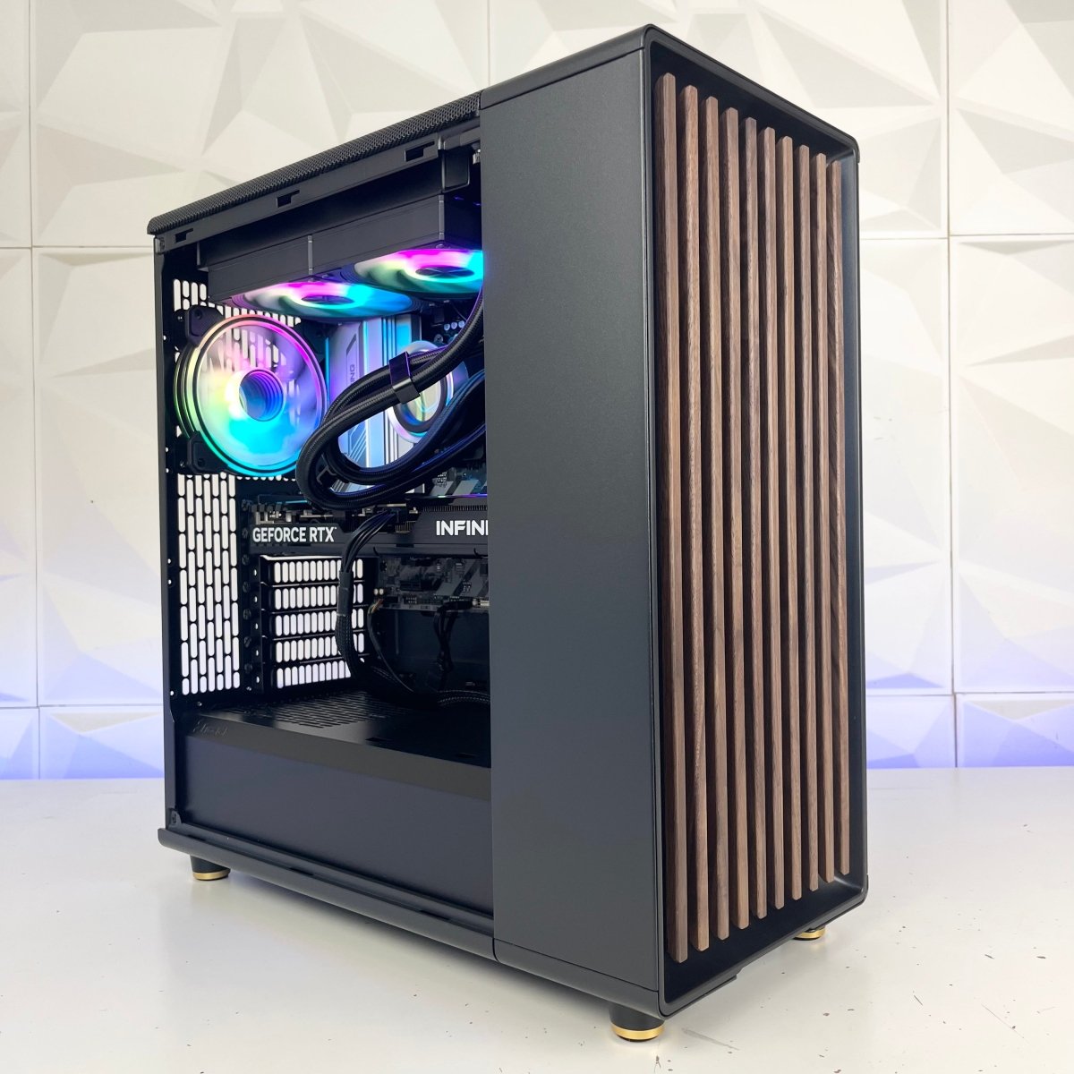 Gaming PC Walnut Wraith AMD AM5 Fractal North - I Gaming Computer | Australia Wide Shipping | Buy now, Pay Later with Afterpay, Klarna, Zip, Latitude & Paypal